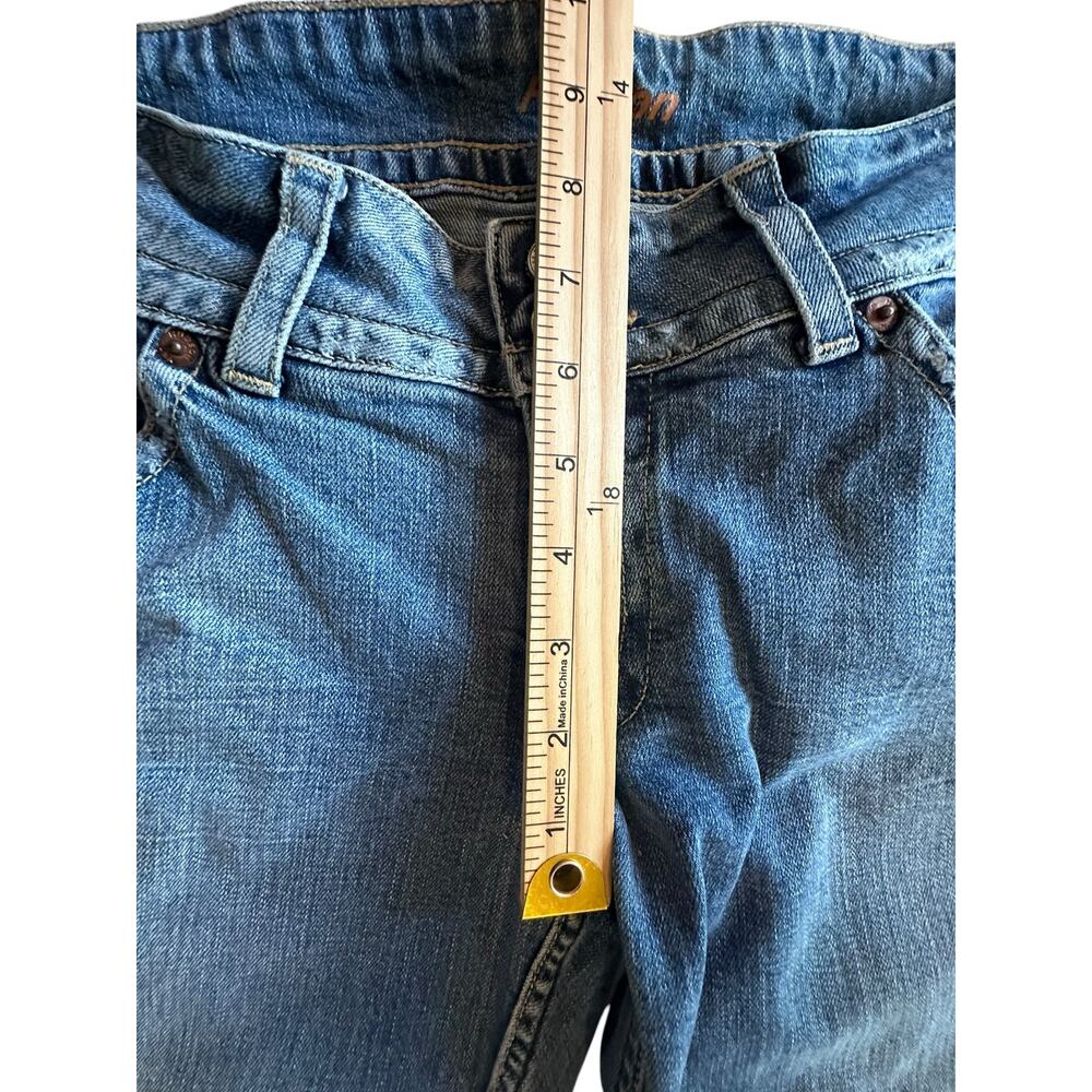 VTG Hudson Y2K Low Rise Bootcut Flap Pocket Light Wash Jeans Size 30 Made in USA - Picture 9 of 12